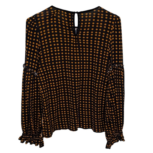 Contrasting Leopard Blouse - Picture 5 of 5